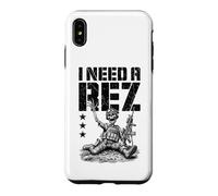 FPS Gamer Funny I Need A Rez Skeleton Military Video Game Case for iPhone XS Max
