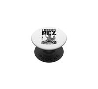 FPS Gamer Funny I Need A Rez Skeleton Military Video Game PopSockets Adhesive PopGrip