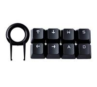 FPS & MOBA Gaming Keycaps for Cherry MX Razer&Corsair&HyperX&Logi G610 G710 Gaming Mechanical Keyboard (Black-WASD↑↓←→)