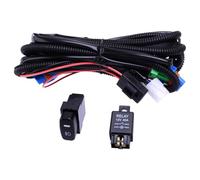 FPTYUE 40A 12V LED Fog Light Wiring Harness Relay ON/OFF Switch Kit compatible for Mitsubishi