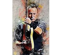 FPTZL Bruce Springsteen 5D Diamond Painting Kit for Adults and Children DIY Diamond Art Crystal Rhinestone Embroidery Painting 40x50CM
