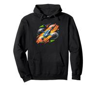 Fpv Drone Racing Send No Hesitation Launch Art Full Ready Pullover Hoodie