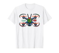 FPV Freestyle Drone Pilot Chasing Gates Open Field Gate T-Shirt