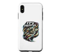 FPV Freestyle Soul Quad Pilot Drone Vintage Art Gift Case for iPhone XS Max
