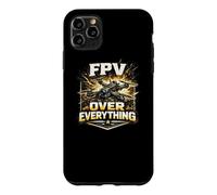 FPV Over Everything Drone Quad Pilot Gold Vintage Gift Case for iPhone 11 Pro Max