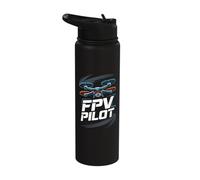 FPV Pilot Drone Racing Quadcopter Freestyle FPV Stainless Steel Insulated Water Bottle
