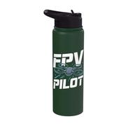 FPV Pilot Drone Racing Quadcopter RC Freestyle Stainless Steel Insulated Water Bottle