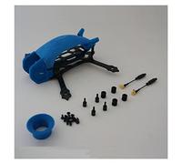 FPV Racing Drone Frame accessories 2.5-inch TransTEC rack HD compatible with 3D printed Beetle Carbon plate motor hole 9mm suppo(Blu)