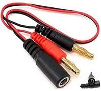 FPV RC Goggles Battery Charge Lead 2.1 to 4mm Banana Charger Cable for 7.4v 2s battery