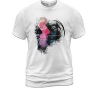 FPVAWKBL Cotton T-Shirt The para-digm Sh-ift A-lbum Jon-Athan Da-vis Jam-ES Shaffer White