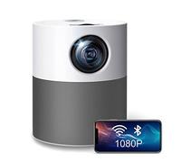 FPVAWKBL QUYNAGER P52 LED Projector 1280 * 720 Portable Home Theater 3600 Lumen Android Video Beamer 1080P Support Speaker (Color : E) (E)