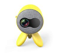 FPVAWKBL QUYNAGER Portable Mini Kids Projector Household Small 3D Home Theater Projector 1080P Projector Compatible with Mobile Phone (Color : white-Dinosaur Doodle4) (white Dinosaur Doodle4)