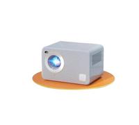 FPVAWKBL QUYNAGER Projector Home Theater Home Living Room Cast Wall Dormitory Bedroom Bedside Portable Projector Office Cast Screen (D As shown)