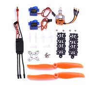 FPVKing RC 2212 2200KV Brushless Motor+SG90 9G Micro Servo+ New 30A ESC Electric Speed Controller+6035 Propeller for RC Fixed Wing Plane Helicopter