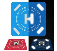 FPVtosky Drone Landing Pad Weighted, Nighttime Reflective & Foldable Launch Pad, Waterproof Helipad for DJI Mini 5/4/3 Pro/Mini 4k/Air 3S/Neo/Flip Drone Accessories (20 in)