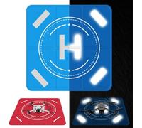 FPVtosky Drone Landing Pad Weighted, Nighttime Reflective & Foldable Launch Pad, Waterproof Helipad for DJI Mini 5/4/3 Pro/Mini 4k/Air 3S/Neo/Flip Drone Accessories (25 in)