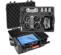 FPVtosky Dual Layer Hard Case for Avata 2 Drone/Fly More Combo, Waterproof Carrying Case Bag, Fits DJI Goggles 3, RC Motion 3 & DJI FPV Remote Controller 3 Accessories [CASE ONLY]