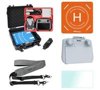 FPVtosky Mini 4 Pro Accessories Bundle 5-IN-1 Kit, Dual Layer Mini 4 Pro Case, Landing Pad, Lanyard, Screen Protector, Sunshade Protective Cover for DJI Min 4 Pro Accessories