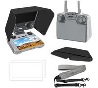 FPVtosky Mini 4 pro RC 2 Magnetic Sunhood I Joystick Protection I Screen Protector - 3 in 1 RC-2 Remote Control Accessories for DJI Mini 4 Pro/Air 3, Full Shade