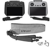 FPVtosky Neck Lanyard for dji RC/RC 2/RC Pro 2/Plus Controller, PU Leather Neck Shoulder Strap for Mini 3/Lito X1/Mini 5 Pro/4 Pro/Mavic 3/Mavic 4 Pro/Air 3S/Avata 360 Remote Controller Accessories