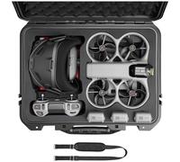FPVtosky Waterproof Hard Case for DJI Avata 360 Motion Fly More Combo - Fits Goggles N3, RC Motion 3, RC 2/FPV Remote Controller 3, Charging Hub & 3 Batteries (Case Only)