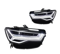 FPWPDGDZK Headlight 2PCS Headlight For A6 Headlights 2012-2018 Upgrade For A6L Design Dynamic Turn Signal High Low Beam Accessories Head Lamp(2PCS 2012-2015)