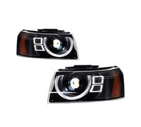 FPWPDGDZK Headlight Car Headlights For Freelander 2 2007-2015 Full Upgraded DRL Turn Signal Head Lamps Accessories Kit Head Lamp(Pair,Right steering)