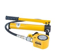 FPY-20T Ultra-thin Split Hydraulic Jack Electric Split Type Stroke 14mm 20t Lifting Tool Equipped With Hydraulic Pump CP-180 (Size : FPY-201)