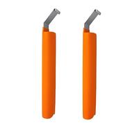 Fpz-bd 7" 2Pcs Orange Vinyl Siding Tools,Vinyl Siding Removal Tool For Install and Repair Vinyl Sidings Without Damage Siding With Extra Long Anti-skid Handle Durable Steel,Vinyl Siding Repair Kit