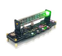 FQCXCKJ LED Glow Tube Clock, IV-18 Vacuum Glow Tube Clock, Touch Sensitive Design And Adjustable Color Mode, Date Temperature Display