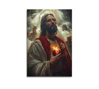 FQCYN Christian Poster Jesus Christ Divine Holy Savior Redemption12x18inch(30x45cm) Unframe-style