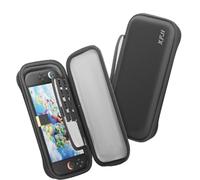 FQERHIYG Belkin Gaming Hardshell-Case für Nintendo Switch 2 - mit AirTag- und Spielkartenfächern, leicht, weiches Futter - Reisezubehör (Anthrazit)