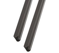 FQFLXY6589 2 Packs Drawer Pulls Wardrobe Handles Cabinet Door Knob Kitchen Cupboard Handles,Door Ring Aluminum Alloy Profile Door Levers for Dresser,Bathroom,Comfortable Grip (Length 500mm,Dark Grey)