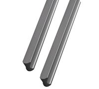 FQFLXY6589 2 Packs Drawer Pulls Wardrobe Handles Cabinet Door Knob Kitchen Cupboard Handles,Door Ring Aluminum Alloy Profile Door Levers for Dresser,Bathroom,Comfortable Grip (Length 1000mm,Grey)