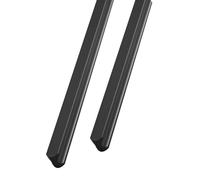 FQFLXY6589 2 Packs Drawer Pulls Wardrobe Handles Cabinet Door Knob Kitchen Cupboard Handles,Door Ring Aluminum Alloy Profile Door Levers for Dresser,Bathroom,Comfortable Grip (Length 1200mm,Black)