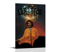 FQHTCUXPC Aretha Franklin Poster Canvas Oil Painting Canvas Art Poster Home Hanging Painting Bar Art Interior Wall Decoration PosterFrame-style12x18inch(30x45cm)