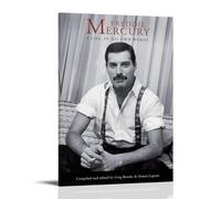 FQHTCUXPC Freddie Mercury Poster Canvas Oil Painting Canvas Art Poster Home Hanging Painting Bar Art Interior Wall Decoration PosterFrame-style16x24inch(40x60cm)