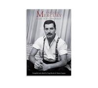 FQHTCUXPC Freddie Mercury Poster Canvas Oil Painting Canvas Art Poster Home Hanging Painting Bar Art Interior Wall Decoration PosterUnframe-style24x36inch(60x90cm)