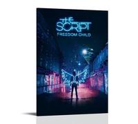 FQHTCUXPC The Script Freedom Child Poster Canvas Oil Painting Canvas Art Poster Home Hanging Painting Bar Art Interior Wall Decoration PosterFrame-style12x18inch(30x45cm)