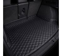 FQJVISTO Car Leather Boot Mats For Volkswagen POLO 2019-2024, Trunk Carpets Boot Liner Cargo Tray Waterproof Anti Scratch Protector Pad Luggage Mat Interior Accessories,A/Black
