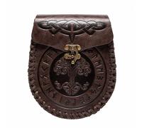 FQLGJMY Leather Waist Shoulder Messenger Bag Fanny Pack Owl Skull Medieval Retro Industrial Renaissance Steampunk Goth Cellphone Wallet Costume Ball Halloween Casual Travel Party