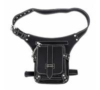 FQLGJMY Leather Waist Shoulder Messenger Bag Fanny Pack Owl Skull Medieval Retro Industrial Renaissance Steampunk Goth Cellphone Wallet Costume Ball Halloween Casual Travel Party