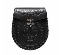 FQLGJMY Leather Waist Shoulder Messenger Bag Fanny Pack Owl Skull Medieval Retro Industrial Renaissance Steampunk Goth Cellphone Wallet Costume Ball Halloween Casual Travel Party