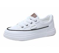 FQLGJMY Platform Women Sneakers Canvas Chunky Thin Soled Low Cut Breathable Durable Elevator Shoes Colorful Versatile Fashionable Casual Spring Autumn Travel Walking Daily Life