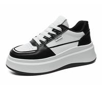 FQLGJMY Platform Women Sneakers Canvas Chunky Thin Soled Low Cut Breathable Durable Elevator Shoes Colorful Versatile Fashionable Casual Spring Autumn Travel Walking Daily Life