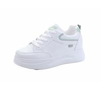 FQLGJMY Platform Women Sneakers Canvas Chunky Thin Soled Low Cut Breathable Durable Elevator Shoes Colorful Versatile Fashionable Casual Spring Autumn Travel Walking Daily Life