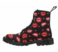 FQLGJMY Women Ankle Boots Leopard Gradient Print Butterfly Flower Starry Sky Color-blocked Combat Booties Platform Lightweight Leather with Jeans Dress Skirts Travel Party Halloween Christmas