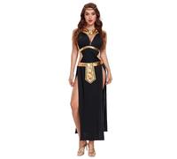 FQLGJMY Women Cosplay Costume Fancy Dress Greek Goddess Cleopatra Roman Warrior Fallen Angel Vampire Witch for Halloween
