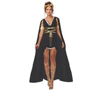 FQLGJMY Women Cosplay Costume Fancy Dress Greek Goddess Cleopatra Roman Warrior Fallen Angel Vampire Witch for Halloween