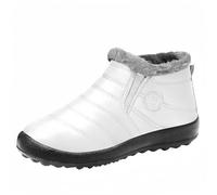 FQLGJMY Women's Non-Slip Thick Sole Winter Snow Boots Waterproof Thermal Insulated Warm Ankle Boots with Non-Slip PU Sole Adjustable Strap Closure Warm Lining for Outdoor Enthusiasts